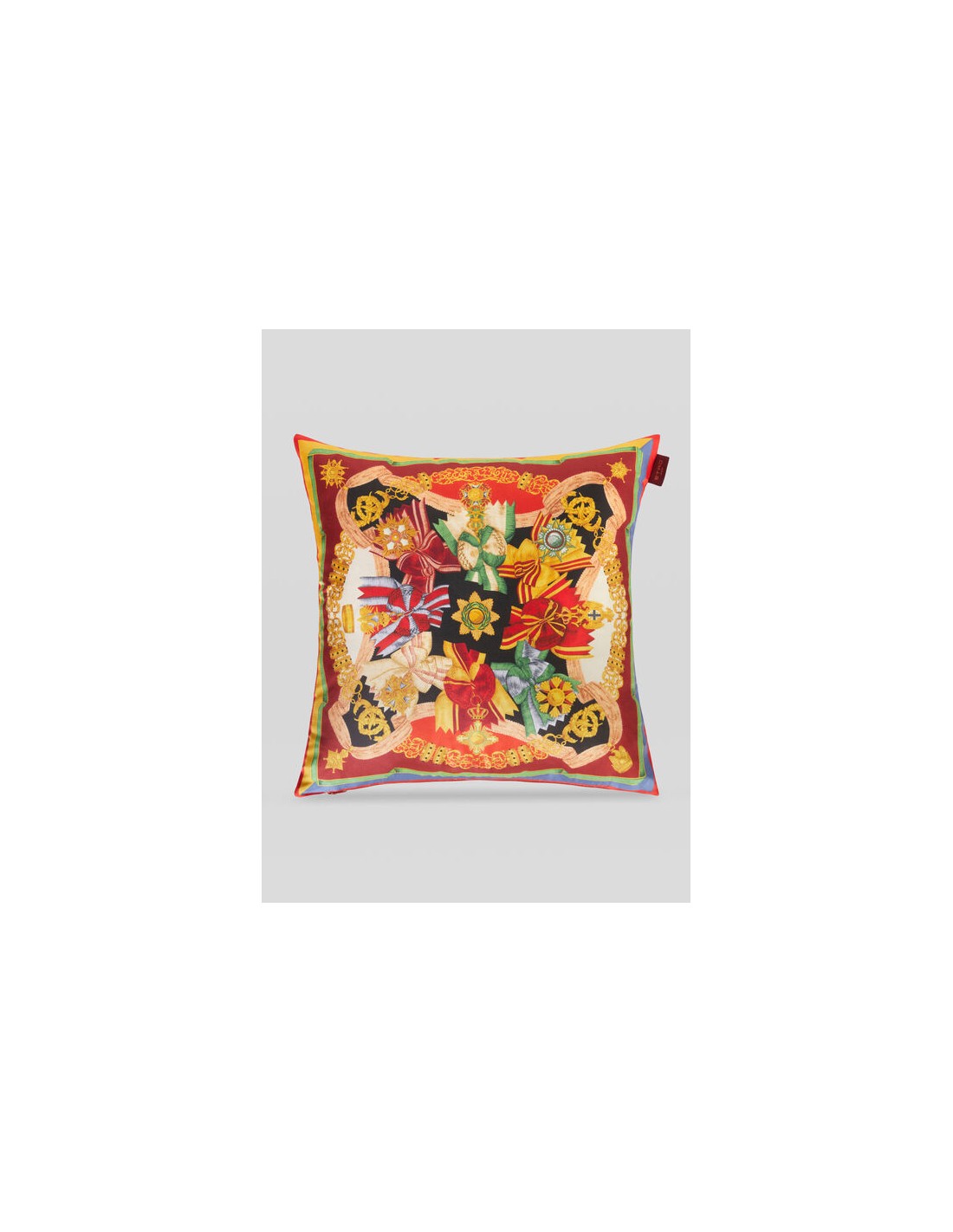 ETRO HOME CUSCINO 45X45 CM SETA 100% DOUBLE-FACE LE CORTI D'ORIENTE 2  LILLA